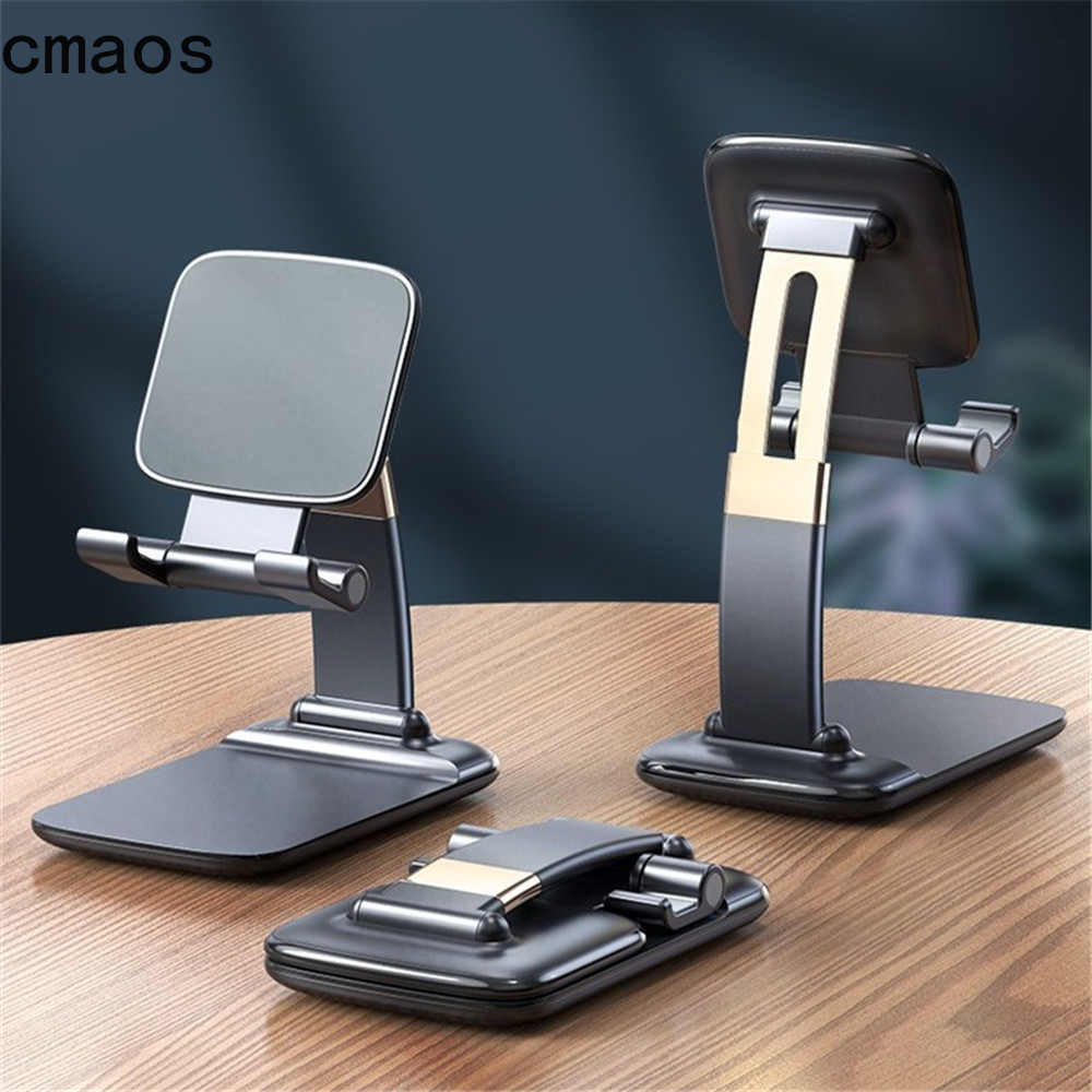 Support Smartphone en métal de bureau pliable alliage réglable Portable  Design ergonomique Compatible avec Smartphone/tablette