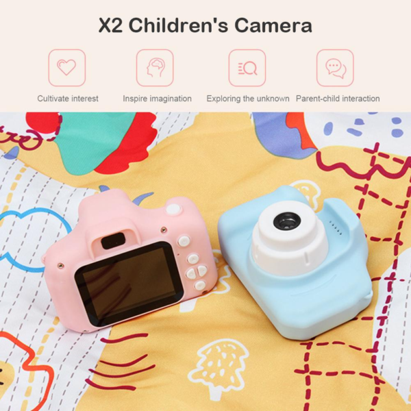 2 main children kids camera mini educational toys for children baby gifts birthday gift digital camera 1080p projection video camera