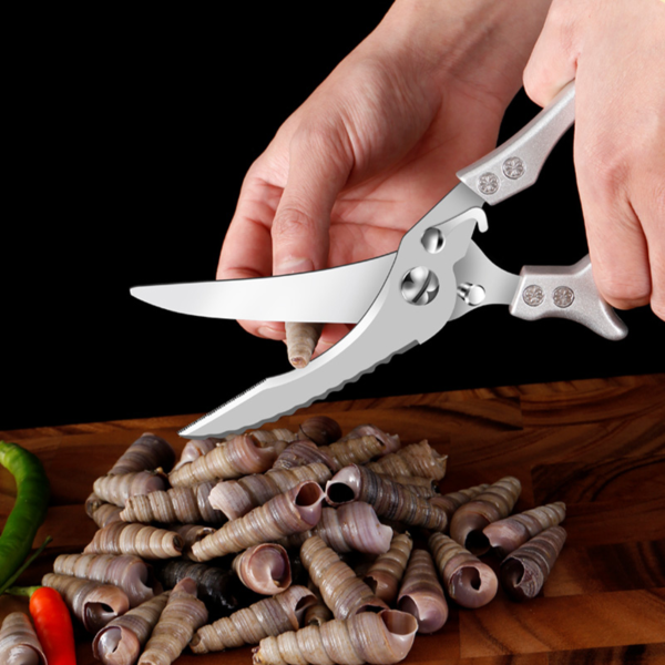 2 main ciseaux de cuisine en os de poulet tranchants couteau de cuisine ciseaux de coupe multi poulet et canard ecailles de poisson couteau outils de cuisine accessoires