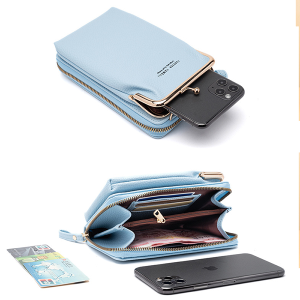 3 main mobile phone bag crossbody women luxury mini pu card pouch korean template case leather girls coin purse travel portable