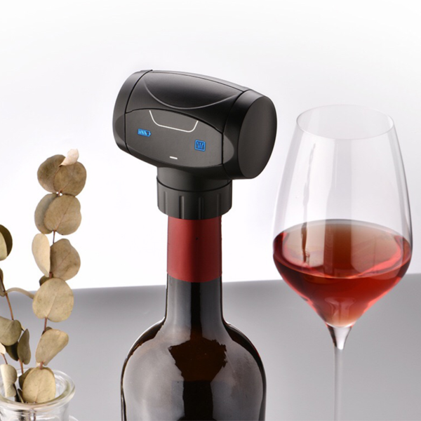4 main bouchons de vin electriques economiseur de vin sous vide automatique scelleur de bouchon de bouteille de vin meilleurs cadeaux pour les amateurs de vin