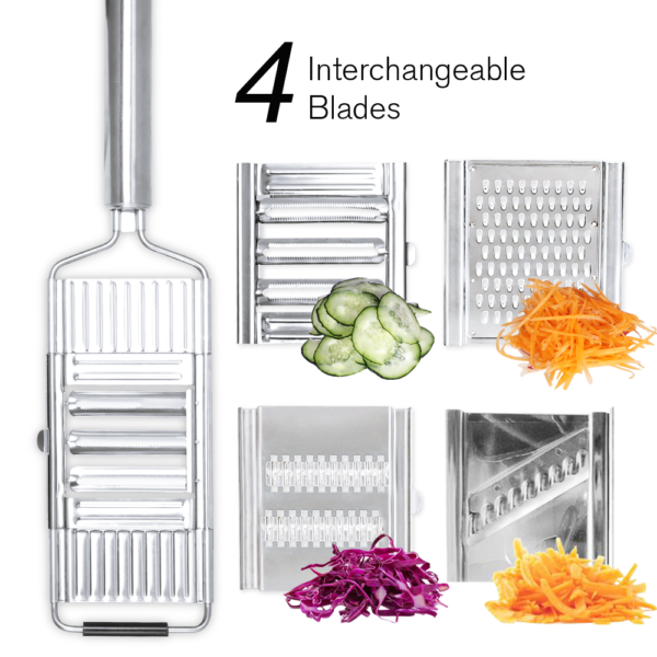 0 main shredder cutter stainless steel portable manual vegetable slicer easy clean grater with handle multi purpose home kitchen tool