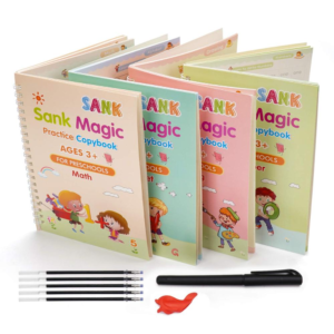 0 main 4 books pen magic copy book free wiping children39s kids writing sticker practice english copybook for calligraphy montessori
