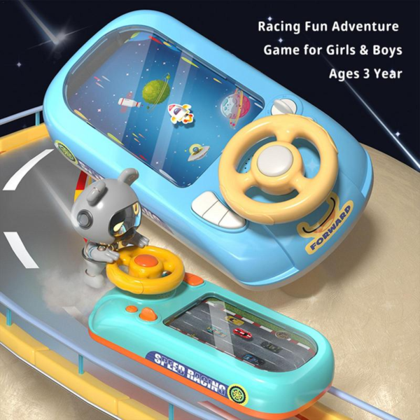 5 main driving steering wheel toy kids steering wheel game toy for toddlers pretend driving toy electric driving simulation toy for kid