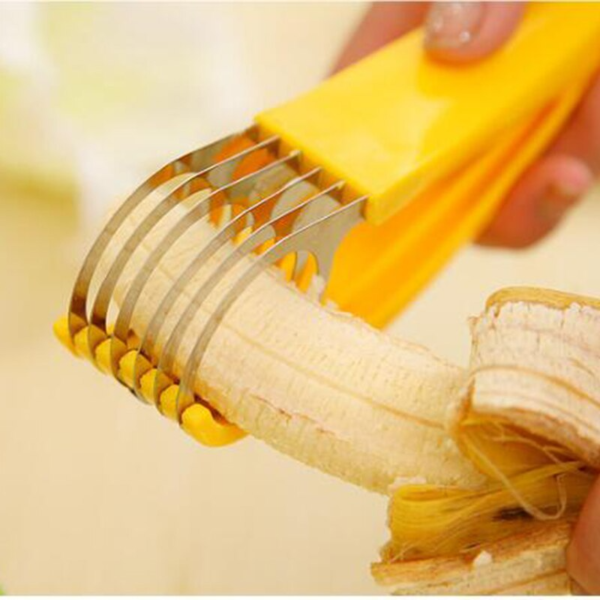 0 main creative fruit cutting kitchen gadget banana slicer fruit splitter