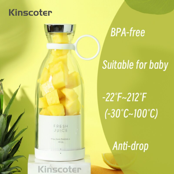 1 main kinscoter portable electric juicer cream smoothie blender bottle mixer fruit clipper machine fruit shaker drop shipping