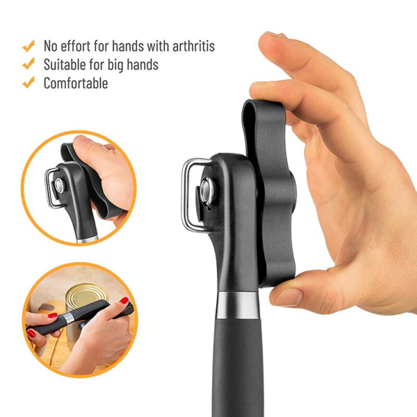 4 main stainless steel cut can opener professional handheld manual smooth edge can opener side cut manual jar opener kitchen tools