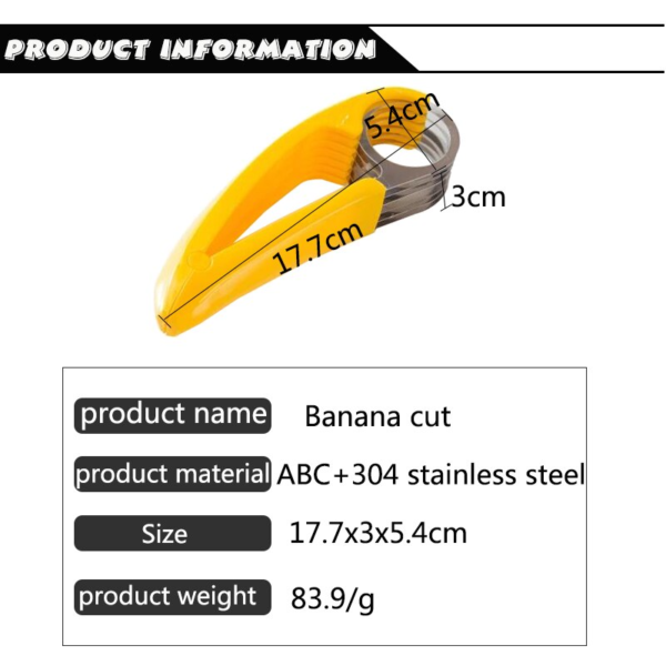 5 main creative fruit cutting kitchen gadget banana slicer fruit splitter