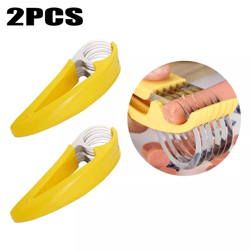 Fruit Cutting Kitchen Gadget Banana Slicer Fruit Splitter